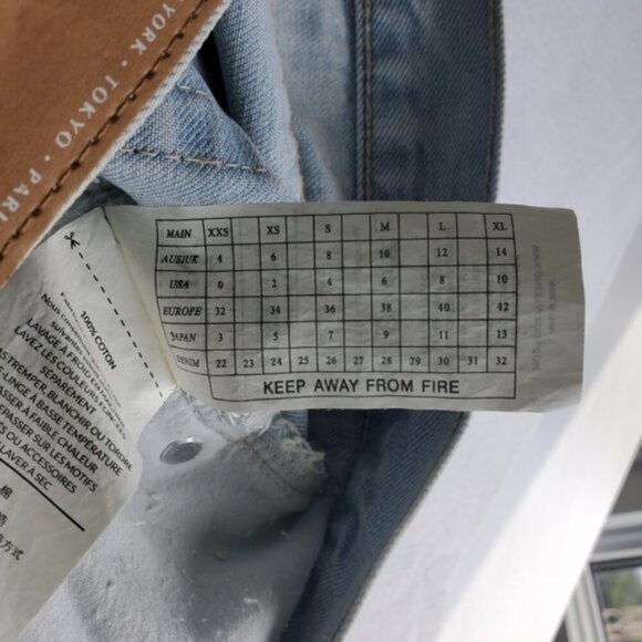 One Teaspoon Medium Rise Awesome Baggies Jeans Size 25 - Picture 10 of 11